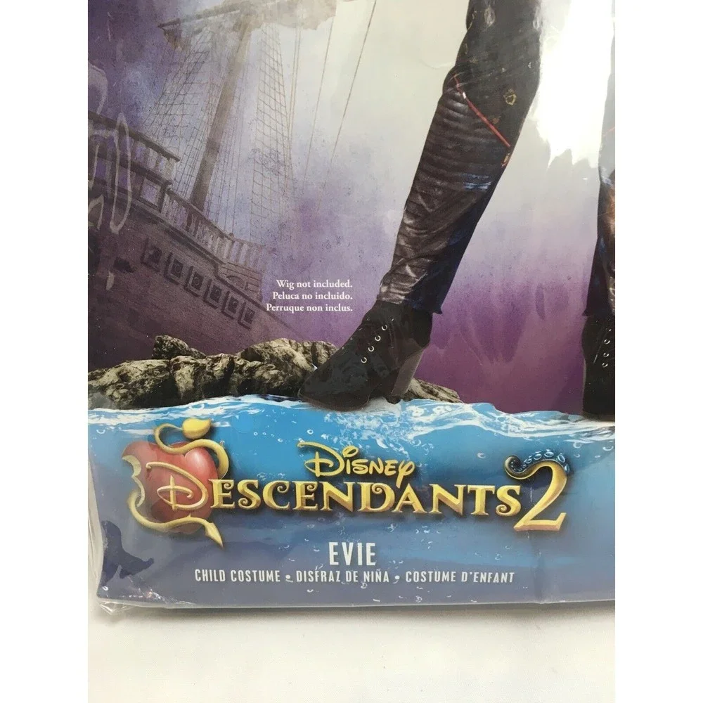 NIP Descendants 2 Evie Halloween Costume‎ Girl Large 10-12 Top Leggings
